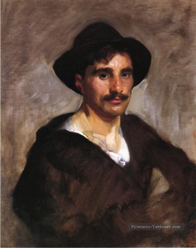 Gondolier portrait John Singer Sargent Peinture à l'huile